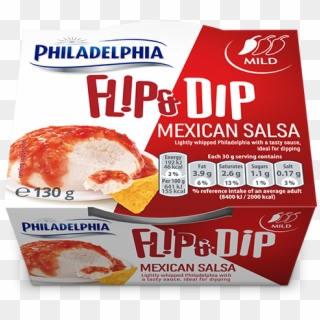 Philadelphia Flip & Dip Mexican Salsa - Philadelphia Flip And Dip Clipart
