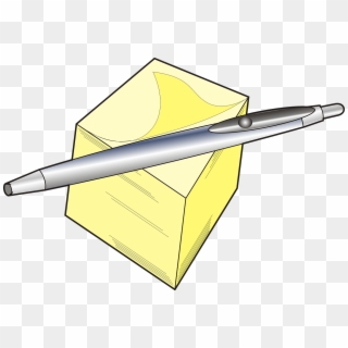 Notes Post It Pad - Cartoon Pen And Pad Clipart