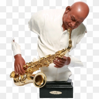 Saxophone Player Rock Music Figure Figurine - Saxophone Clipart