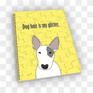 Spiral-bound Notebook With Bull Terrior On The Cover - Bull Terrier (miniature) Clipart