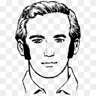 Sideburns - Sketch Clipart