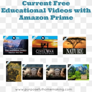 Free Educational Amazon Prime Videos The Civil War - Flyer Clipart