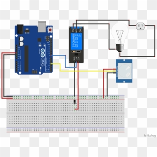 Temporized Pir Sensor Relay Transparent Background - Arduino Relay Module Connection Clipart