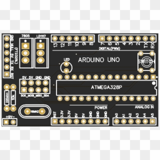 Diy Arduino Uno Board This Is A Regular Arduino Board - Diy Arduino Board Clipart