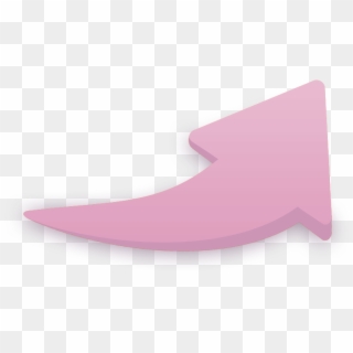 Arrow Pink - Curved Pink Arrow Png Clipart