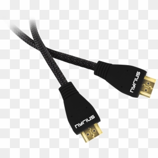 High Speed Hdmi Cable Supports 3d, Ethernet, & Audio - 3.5 Mm Plug Png Transparent Clipart