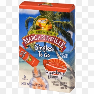 Margaritaville Strawberry Daiquiri Singles To Go - Margaritaville Singles To Go Clipart