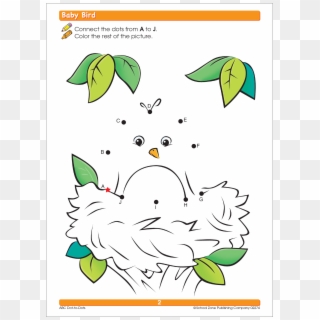 Abc Dot To Dots Deluxe Edition Workbook Helps Preschoolers - Cartoon Clipart