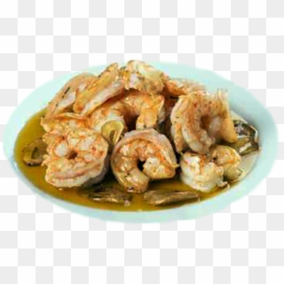 Grilled Shrimp With Polenta - Gumbo Clipart