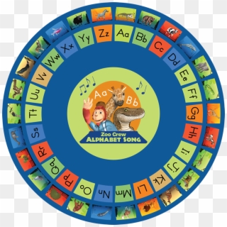 Alphabet Classroom Rug Round - Circle Clipart