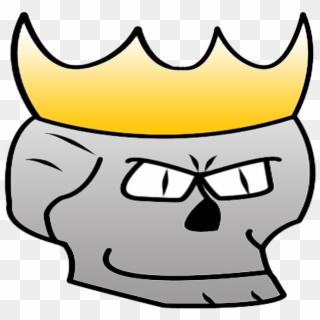 King Skull Color Player Png Image - Cartoon Clipart