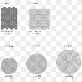Upon Request, It Is Possible To Create Rugs Joining - Dimensions Of A Circle Rug Clipart