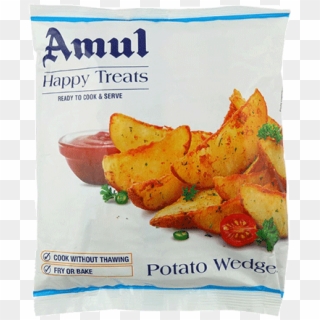 Amul Potato Wedges - Amul Happy Treats French Fries Clipart