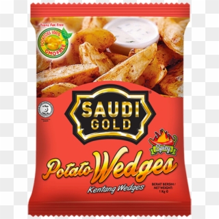 Saudi Potato Wedges Spicy 1kg-800x800 - Saudi Gold Cheesy Bratwurst Clipart