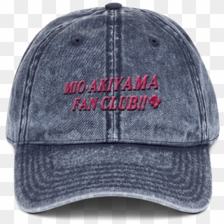 Mio Akiyama Fan Club Vintage Cap - Hat Clipart