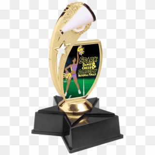 Custom Graphic Cheer Trophy - Trophy Clipart