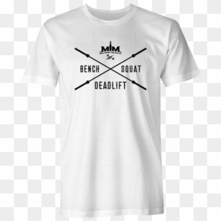 Bench Squat Deadlift - Active Shirt Clipart