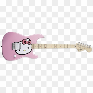 Squier Hello Kitty Stratocaster Pink - Fender Stratocaster Hello Kitty Clipart