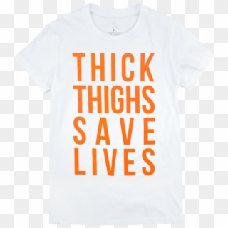 Thick Thighs Ladies' T-shirt - Active Shirt Clipart