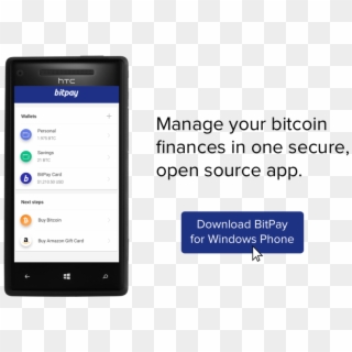 We're Excited To Continue To Develop For The Windows - Bitpay Personal Wallet Clipart