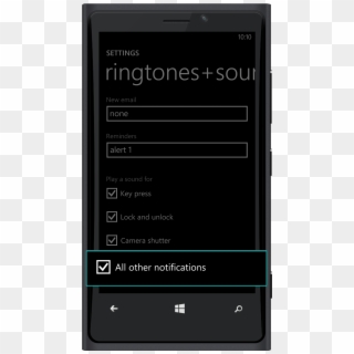 Windows Phone - Windows Phone 10 Настройка Звука Clipart