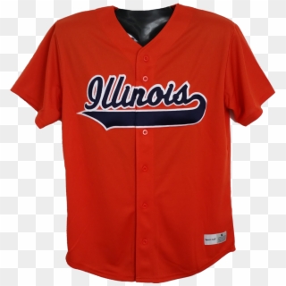 Illinois Baseball Jersey - Illinois Baseball T Shirt Clipart