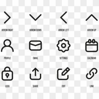 Icons, Web, Symbols, Communication, Digital, Graphic - Simbolos Web Clipart
