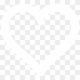 Heart Shape Thick Outline Clipart