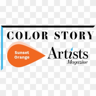 Color Story Sunset Orange Icon - Graphic Design Clipart