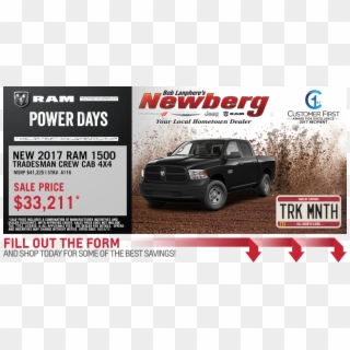 Celebrate The Truck Month At Newberg Dodge Jeep Chrysler - Ford F-series Clipart