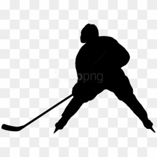 Free Png Hockey Silhouette Png - Hockey Player Silhouette Png Clipart
