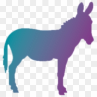 Donkey Icon Min - Donkey Silhouette Clipart