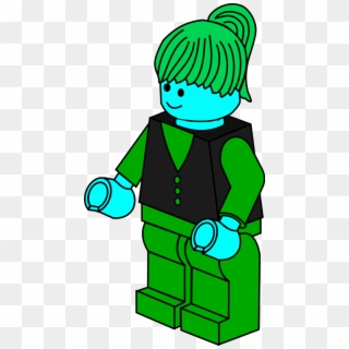 Lego Town Businesswoman - Lego Characters Vector Clip Art - Png Download