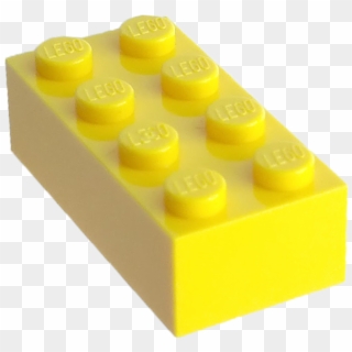 Lego Brick Transparent Background - Yellow Lego Brick Transparent Background Clipart