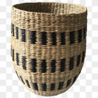 Canasta De Palma Decorativa - Laundry Basket Clipart
