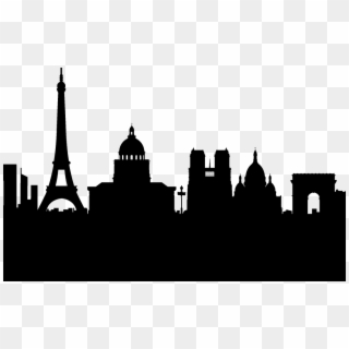 Fantaisie Française - Paris Skyline Silhouette Clipart