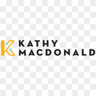 Kathy Macdonald - Logo - Black-and-white Clipart
