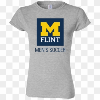 Men's U Of M Flint Club Soccer Women's Short Sleeve - Printed T Shirts For 21st Birthday Clipart