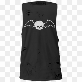 Glenn Danzig "bat Skull" Distressed Unisex Shirt - Illustration Clipart
