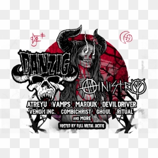 Danzig, Ministry, Vamps, Atreyu, Venom Inc - Illustration Clipart
