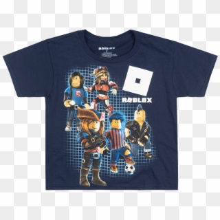 Boys Roblox Characters T-shirt Glow In The Dark Video - Roblox Tee Clipart