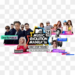 Mtv Music Evolution Manila 2016 Clipart