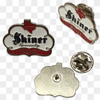 Shiner Beers Lapel Pin - Cartoon Clipart