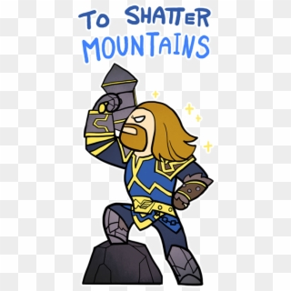 To Shatter Mountains By Zennore - Thor Smite Chibi Clipart