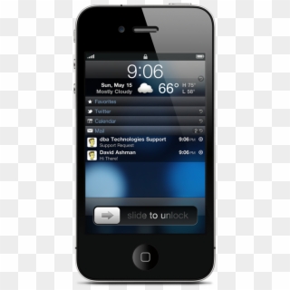Custom Notification Page On Your Lockscreen - Iphone 4 Clipart