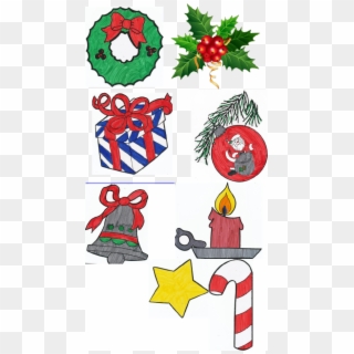 My Two Drew The Remaining Symbols Out Of The Paper - 5 Symbols Of Christmas Clipart