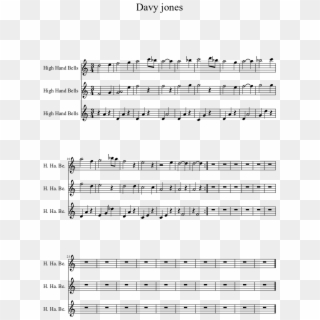 Davy Jones Music Box - Civil War Era Violin Sheet Music Clipart