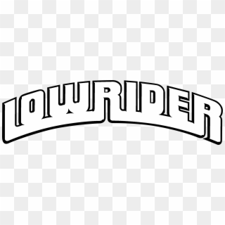 Lowrider Logo Black And White Clipart