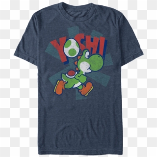 T-shirt - Yoshi - Egg - Blue Heather - Front - Yoshi T Shirt Clipart