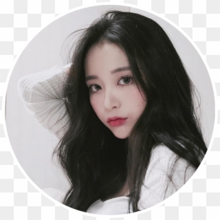 Ulzzang Ulzzangcute Ulzzanggirl Sticker Korean Koreangi - Korean Ulzzang Girl Black Hair Clipart